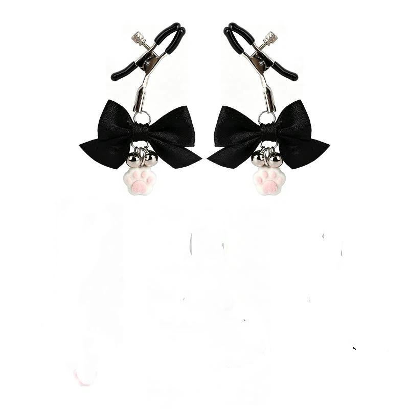 Women Accessories Combo - Taşınabilir Fiyonklu Dekorlu Meme Kelepçeleri 1