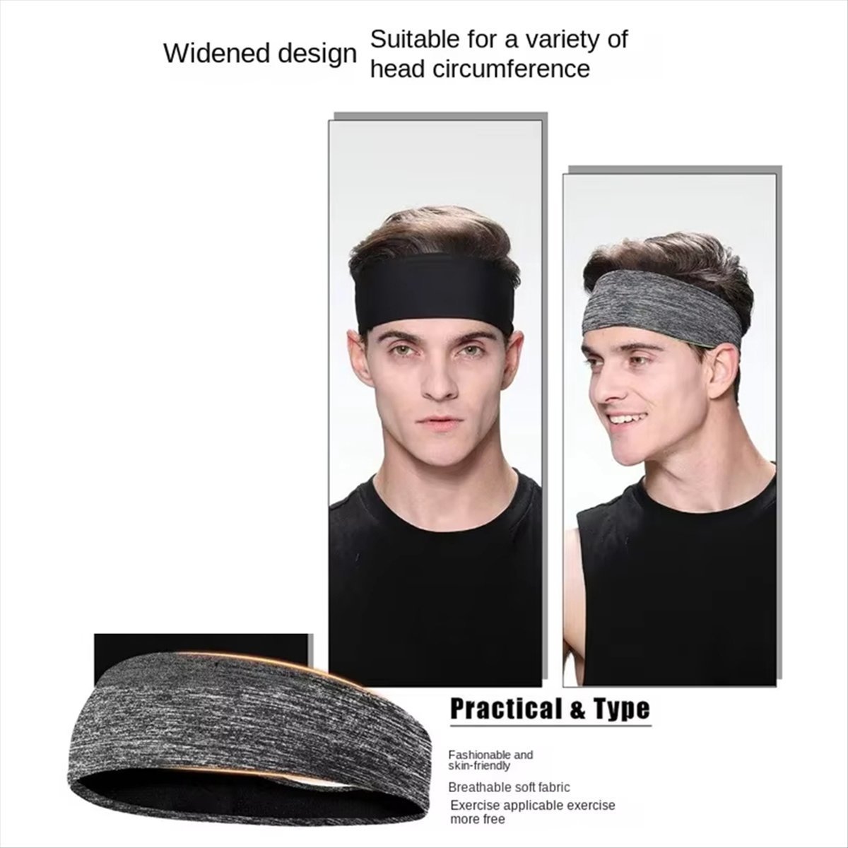 Hair Band Elastic - ABST Ter Bandı Erkekler Kadınlar için