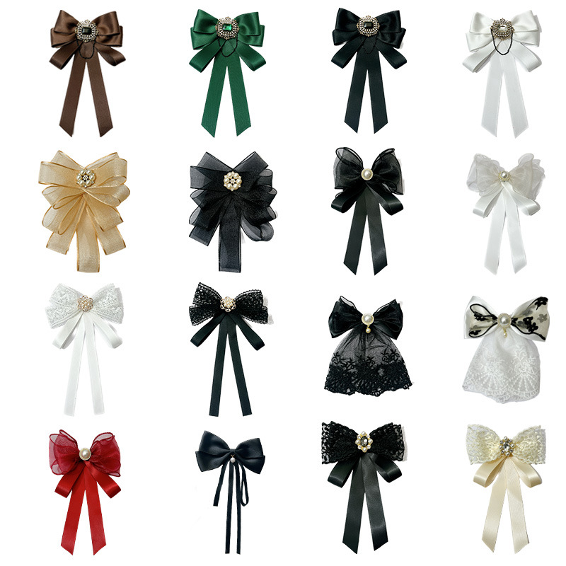 Women Accessories Bouquet - Kore kumaş papyon broş Pins kadınlar