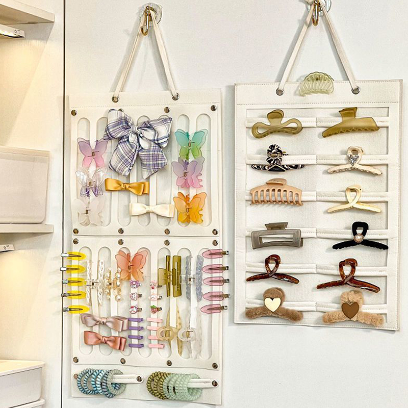 Women Accessories List - Asılı saç pençeleri klip depolama organizatör