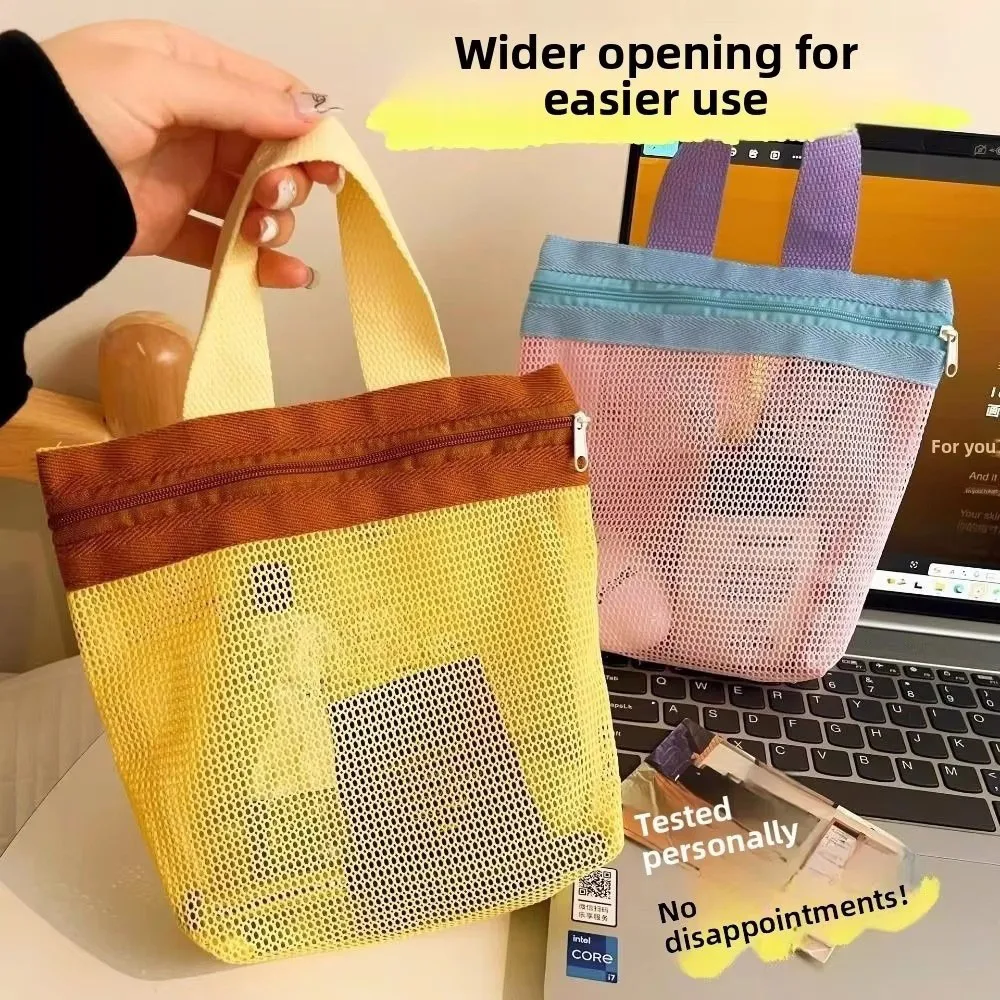 Women Accessories List - Büyük Kapasiteli Şeffaf File Tuvalet Çantası