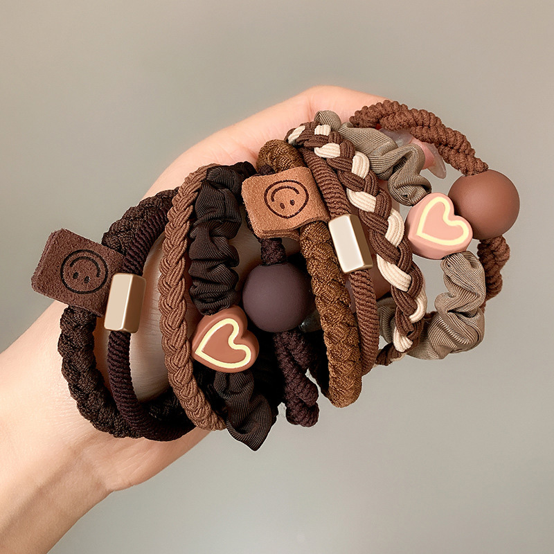 Women Accessories Combo - 5/10 adet basit kalp topu takılar