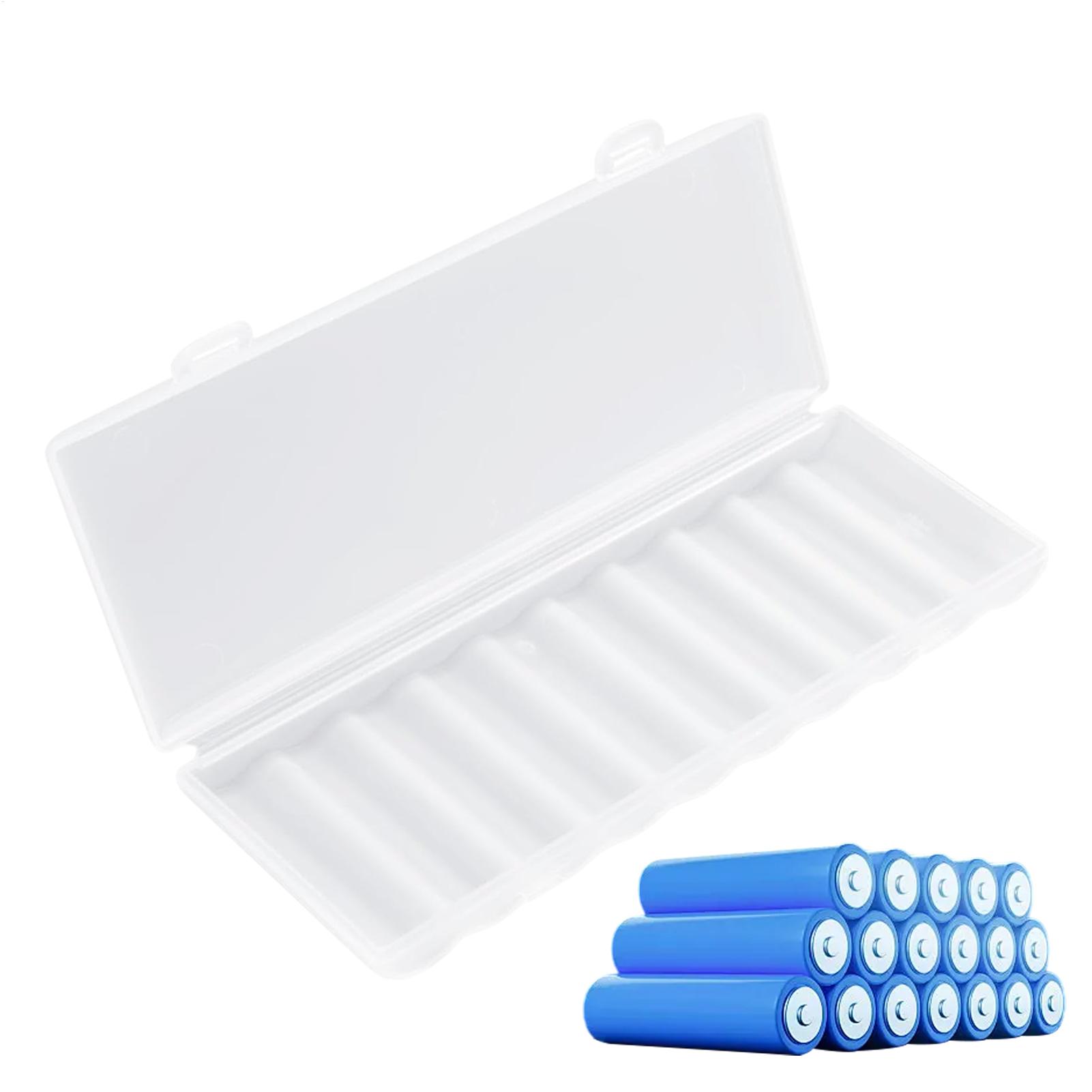 Women Accessories List - 10 Bölmeli Taşınabilir Şeffaf Plastik Pil