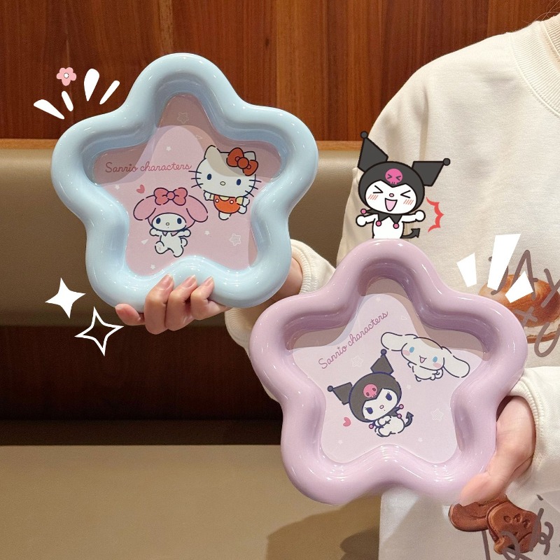 Women Accessories Combo - Karikatür Kedi Baskı Seramik Yemek Takımı