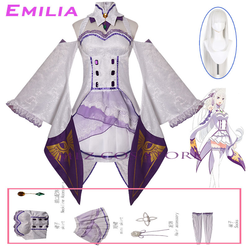 Emilia Cosplay Anime Re Zero K - Women Accessories Products incelemesi ve fiyatı