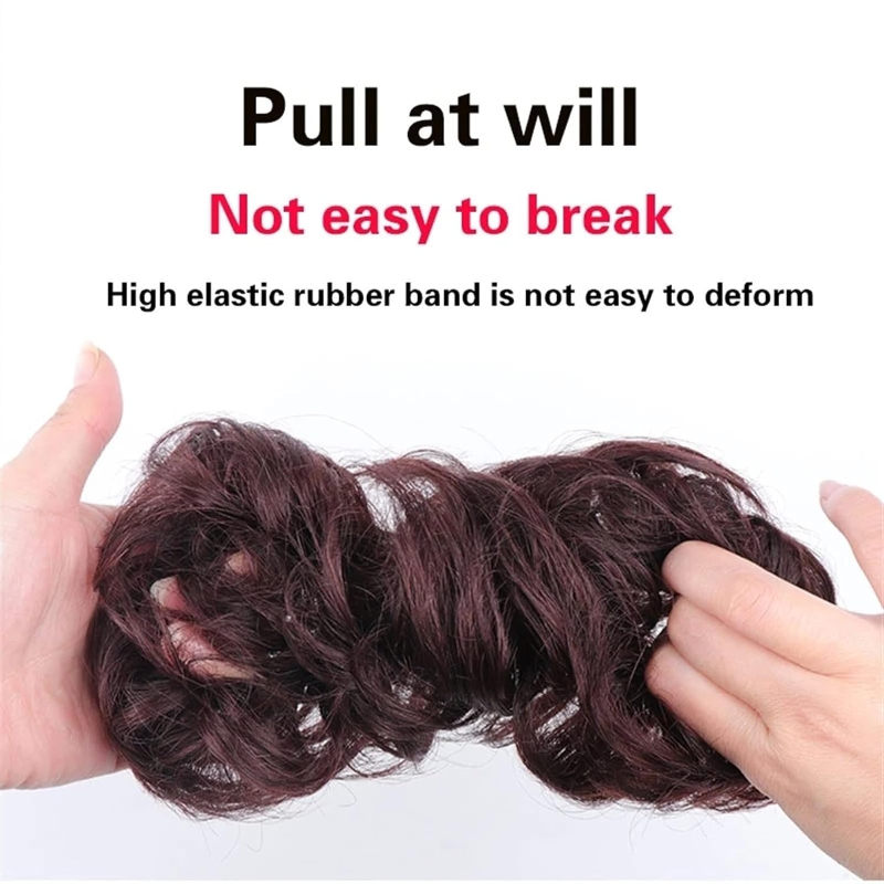 Sentetik moda dağınık kıvırcık - Hair Band Elastic incelemesi ve fiyatı