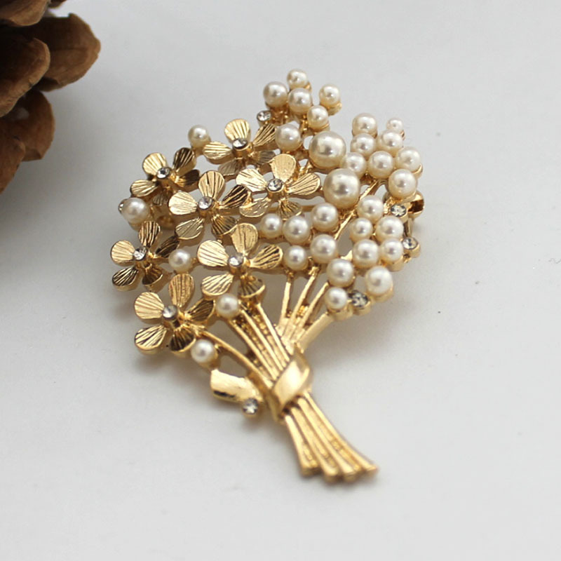 Bayanlar narin buket inci broş - Women Accessories Bouquet incelemesi ve fiyatı