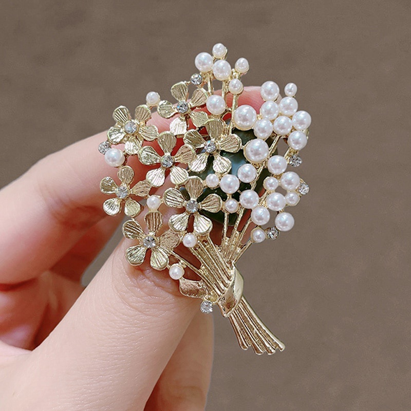 Bayanlar narin buket inci broş - Women Accessories Bouquet incelemesi ve fiyatı