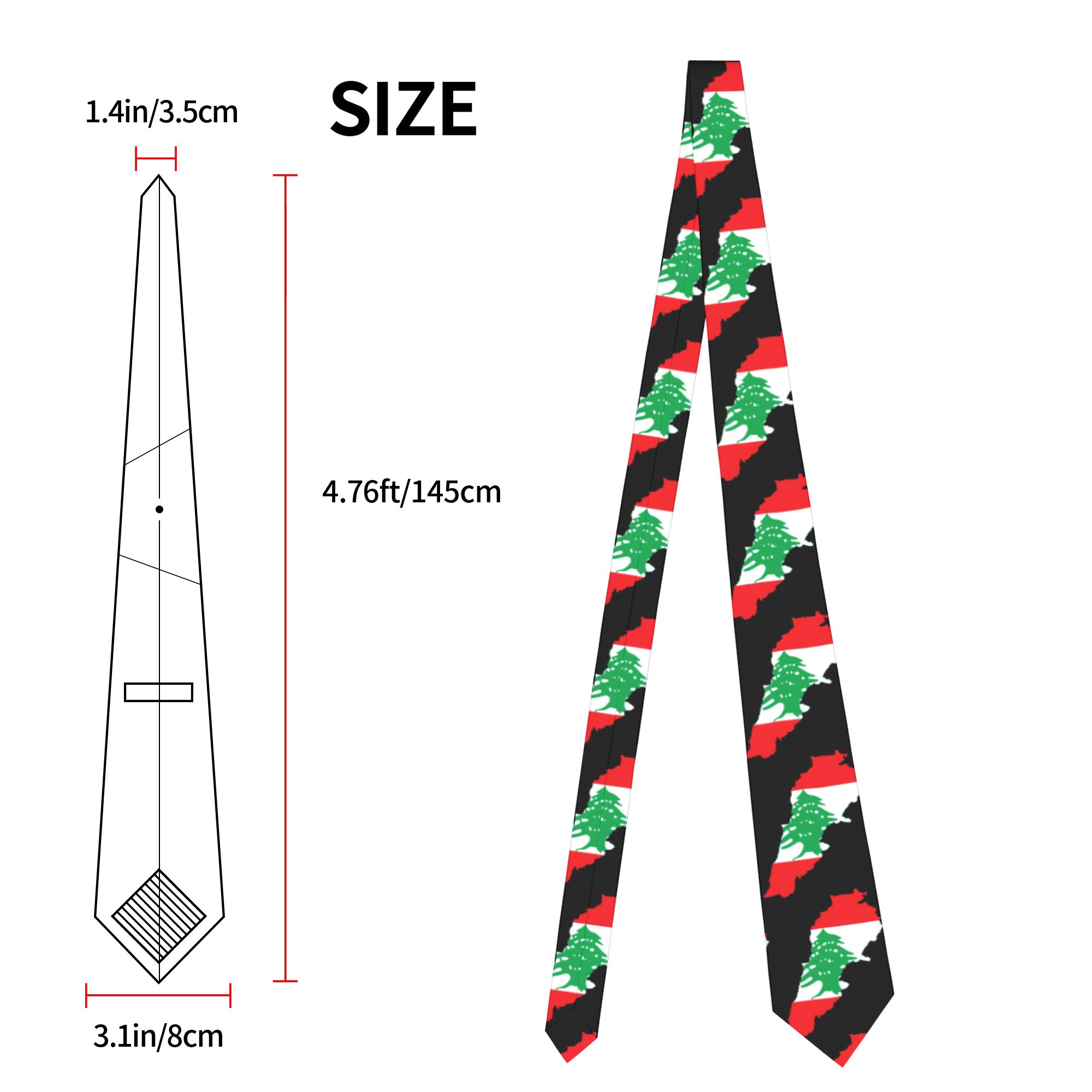 Lübnan Bayrağı Haritası Kravat - Women Accessories Lebanon incelemesi ve fiyatı