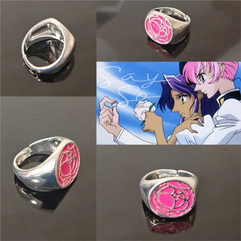 Pembe Gül Yüzük Tenjou Utena D - Women Accessories Products incelemesi ve fiyatı