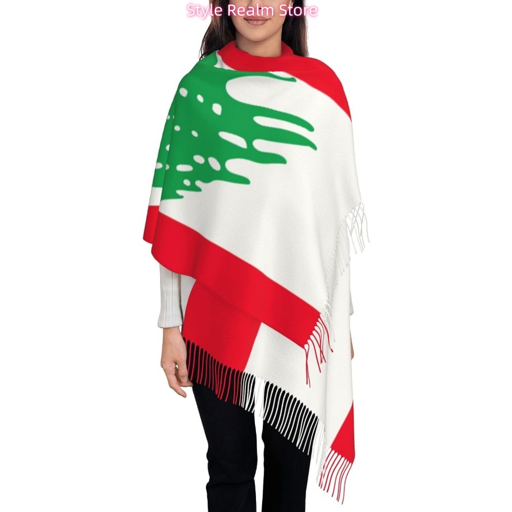 Lübnan Bayrağı Baskılı Polyest - Women Accessories Lebanon incelemesi ve fiyatı