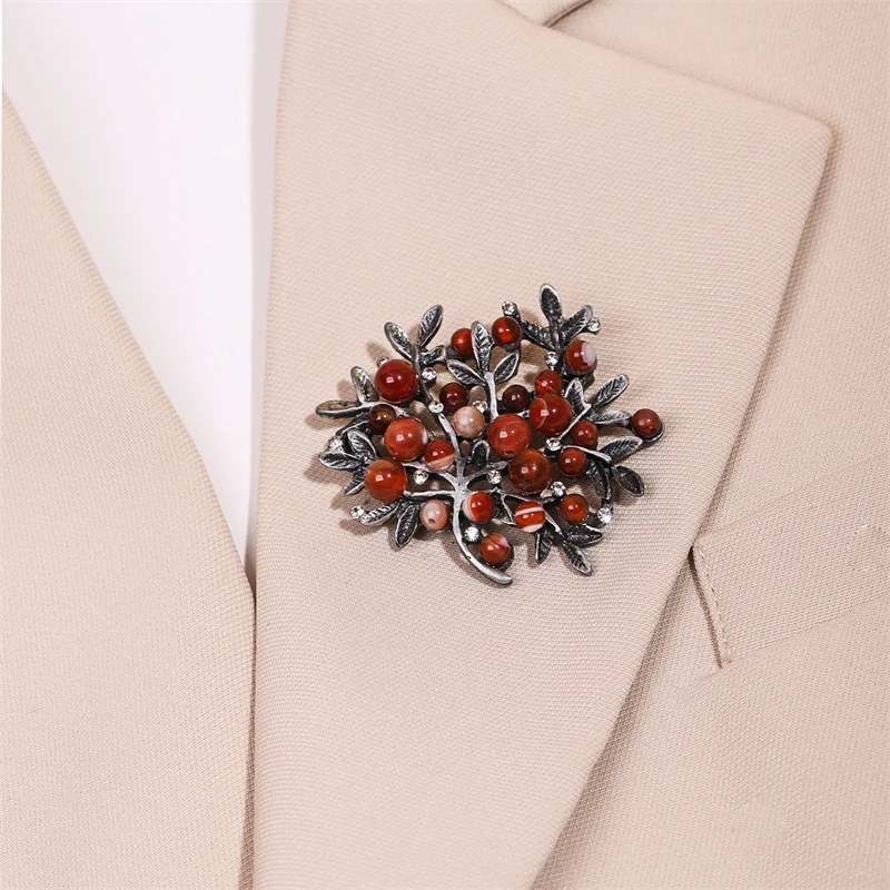 Kırmızı taklidi ağaçları broş  - Women Accessories Bouquet incelemesi ve fiyatı